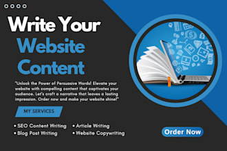 write content related websites and ads