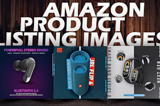 design amazon product listing images and photo retouching