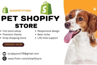 do pet shopify store, pet care shopify, pet dropping  store