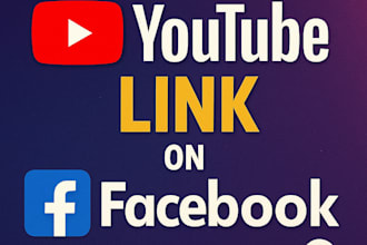share your youtube links organically on facebook