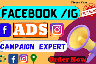 run facebook ads campaign advertising setup ig ads manager shopify marketing