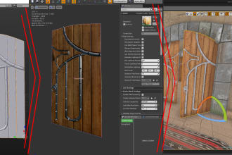 3d model, setup, modify advanced assets for unreal engine
