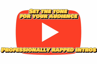 write an intro rap song for your podcast, youtube, or twitch channel