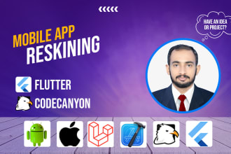 reskin, rebrand, customize, and set up your codecanyon android or flutter apps