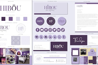 design signature logo design and branding kit