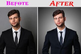 do professional headshot retouching in photoshop editing