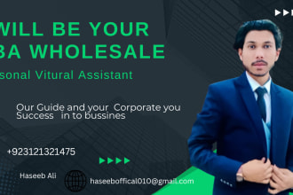 be your amazon fba wholesale personal virtual assistant