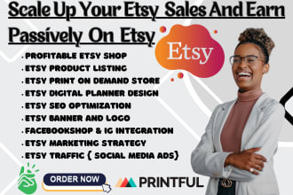 setup profitable etsy print on demand store etsy digital planner etsy rank SEO