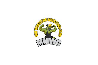 design awesome modern wrestling club logo