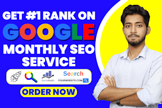 do monthly backlinks link building and onpage SEO service for google ranking