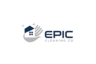 draw perfect cleaning, house cleaning, commercial cleaning, washing logo design
