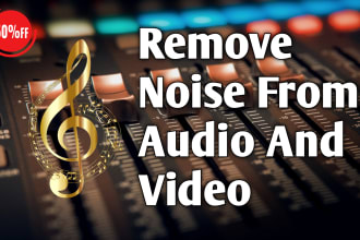 professional audio noise reduction and editing