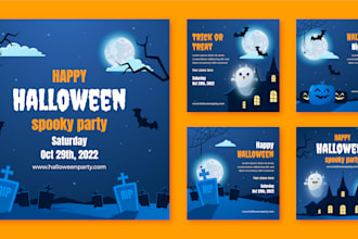 create a spine tingling halloween flyer party event birthday flyers