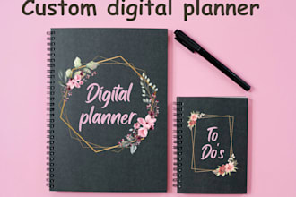 design digital planner templates