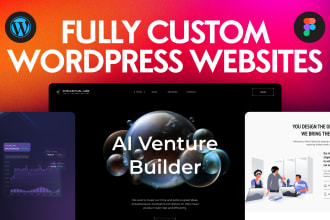 create a custom built wordpress website for your business