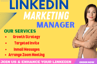 send grow linkedin targeted connections, messages, inmails with management