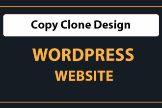 copy, clone, design and redesign any wordpress website