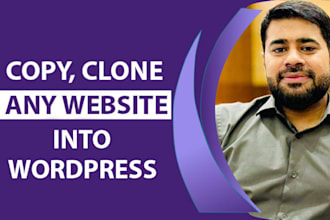 copy, clone or duplicate any website into wordpress