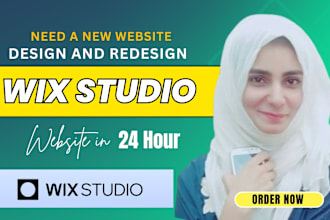 transfer or design wix studio website using wix studio