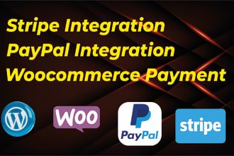 create integrate, activate payment gateway woocommerce, shopify, stripe, paypal