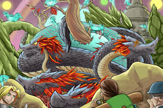 draw kaijuu and big monster