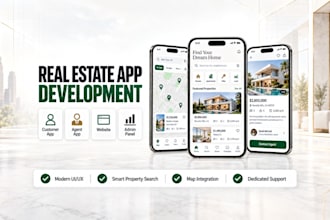 build a real estate app and property listing website