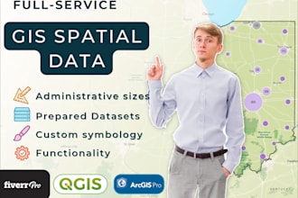 build gis projects with ready to use layers, data mining for qgis or arcgis
