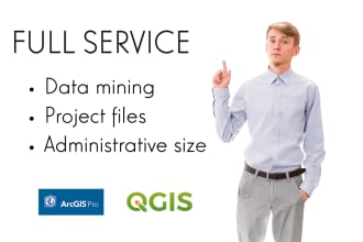 do gis projects with spatial data mining for qgis arcgis app, ready to use