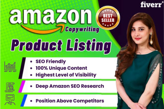 write amazon product listing description with SEO amazon listing optimization