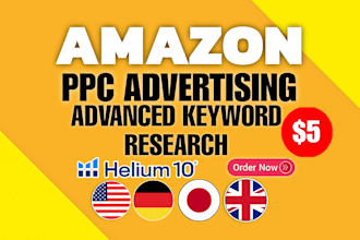 do advanced keyword research for amazon PPC campaign