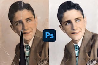 restore damaged photos, repair old images, fix pictures