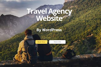 build wordpress travel agency and tour booking website