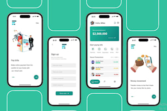 develop fintech app, neobank app, payment app, loan app, investment app