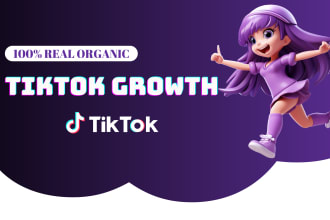 do organic tiktok growth and tiktok promotions manually