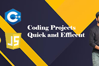 code your c, cpp, python and javascript programming projects