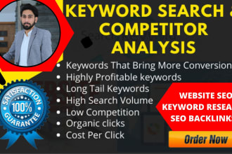 do SEO keyword research and perform highly guest posting backlinks