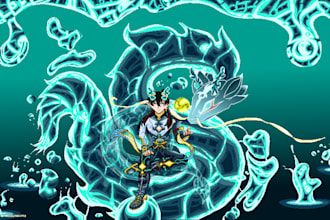 make character, icon and game design 2d pixel art for you