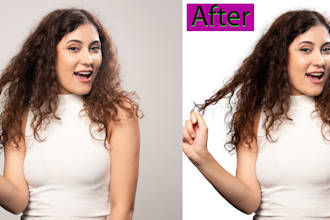 remove the images background using a clipping path with fast delivery