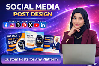 design custom social media posts for your business