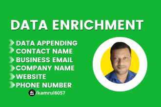 do company data enrichment lead data appending email phone profile data sourcing