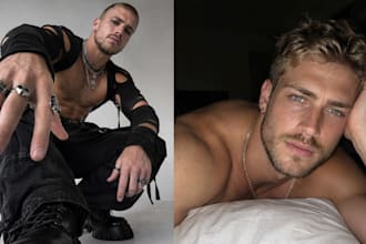 create sfw male character pictures