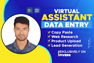 do fastest data entry, typing, copy paste job