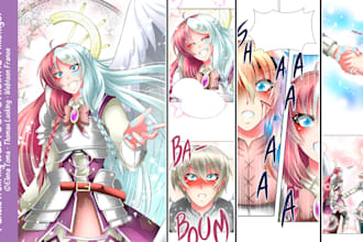 professionally draw amazing webtoon comics for you