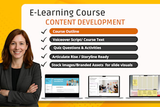 create ready to use elearning content for rise or storyline modules