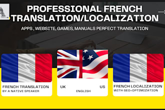translate your book, novel, comics from english to french, german, or spanish
