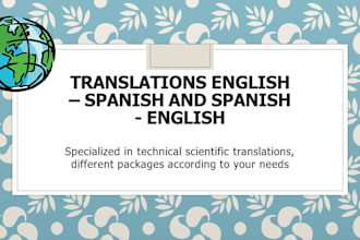 make polished translations of scientific documents