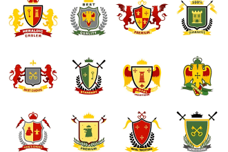 design luxury heraldic, coat of arms logo or any graphics design