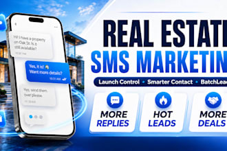 do sms marketing using launch control, smarter contact or batchleads