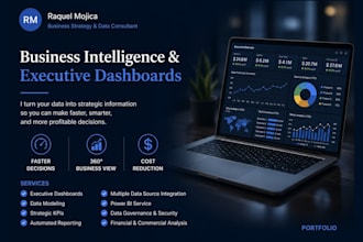 build a power bi executive dashboard for real time business insights