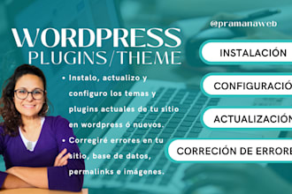 install, configure and update your site wordpress